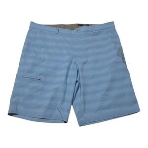 Greg Norman Collection Blue and Gray Shorts